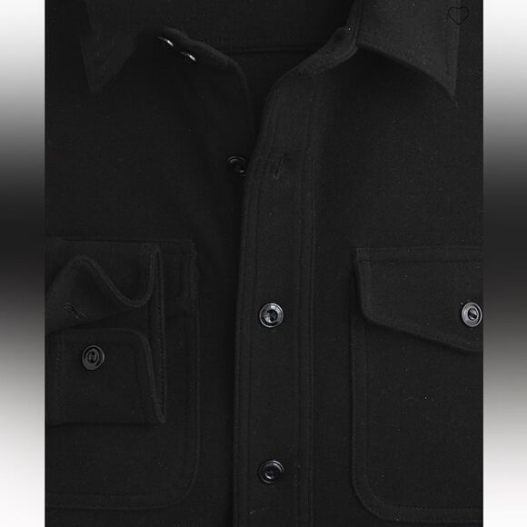 NWT J CREW Seaboard soft-knit shirt in black - Picture 5 of 9